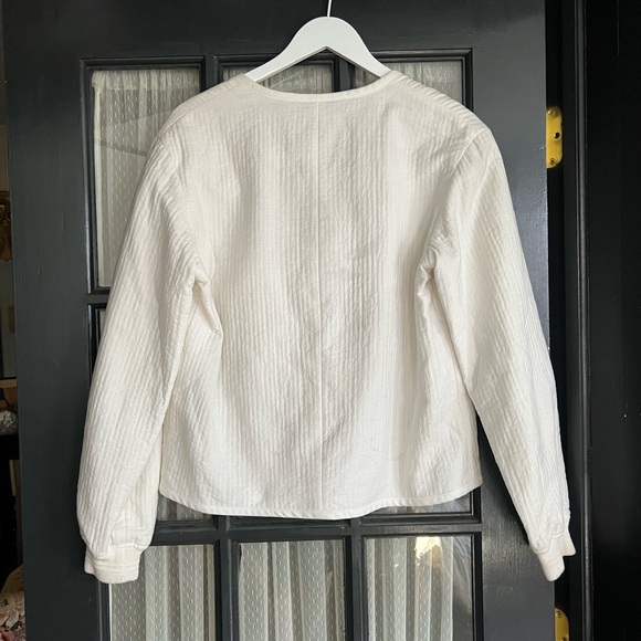 LEMAIRE White Quilted Jacket 2 - Picture 7 of 8